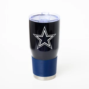 Dallas Cowboys Tumbler 30oz Insulated Stainless Steel Travel Cup Logo Brands NFL - Picture 1 of 8