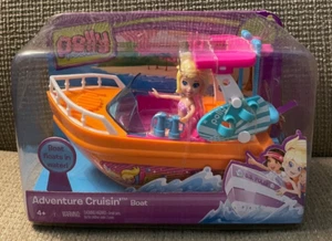 POLLY POCKET ADVENTURE CRUISIN BOAT PLAYSET 2011 *NEW* - Picture 1 of 3