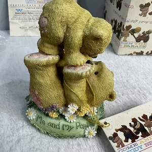 ENESCO TEDDY BEAR PARADE 1996 “Me and My Paw” #269409 Father’s Day Gift - Picture 1 of 11