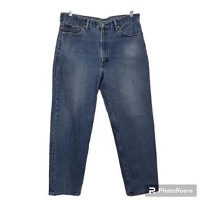 Levi's Jeans Men's Size 38x32 Tapered Leg 550 Denim Relaxed Fit Blue Work Pants - Picture 1 of 19