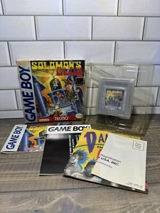 Nintendo Game Boy Solomon’s Club Tecmo 1991 Authentic getestet funktioniert CIB mit Einsatz - Bild 1 von 11