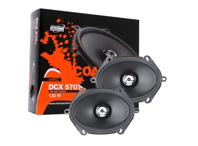 HERTZ Dieci Series DCX-5703 5x7" 2-Way Coaxial Speakers - Clear Sound 120W Power - Image 1 of 4