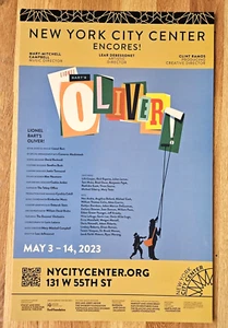 New York City Center "OLIVER!" Broadway Window Card Poster - Picture 1 of 3