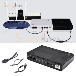 10400mAh 5V/9V/12V Mini Portable UPS Uninterruptible Power Supply Battery Backup - Picture 1 of 14