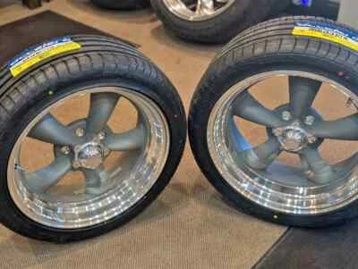 17x8 18x10 TORQUE THRUST 2 VN215 WHEELS RIMS TIRES CAMARO REGAL CHEVELLE 5x120 - Image 1 of 4