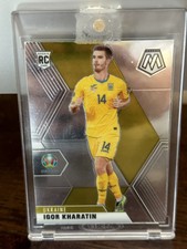 Igor Kharatin RC 2020 Panini Mosaic UEFA Euro #190  Soccer Card