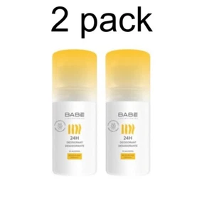 2pack BABE BODY 24H roll on deodorant for sensitive skin 50ml / 1.7fl. oz - Picture 1 of 3