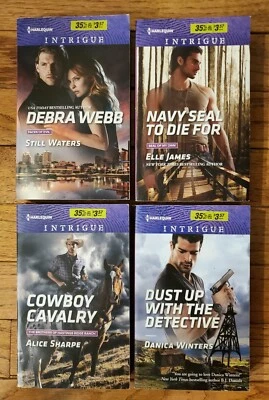 Harlequin Intrigue  Lot of 4 Paperbacks October 2016 w/ Elle James & Debra Webb - Image 1 of 4
