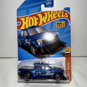 Hot Wheels Ford F-150 Lightning Custom Blue 226/250 - 2023 HW Hot Trucks (HW2) - Picture 1 of 3