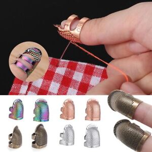 Sewing Accessories Metal Needle Thimble Antique Ring Finger Protector