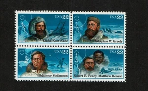 1986  U.S COMMEM 22c  EXPLORERS   Se-Tenant  SET Sc#2220-3 M/NH/OG GEM! - Picture 1 of 1