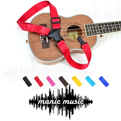Ukelele Ukulele Shoulder Strap Adjustable Nylon Cotton Colourful Classic Design  - image 1 of 4
