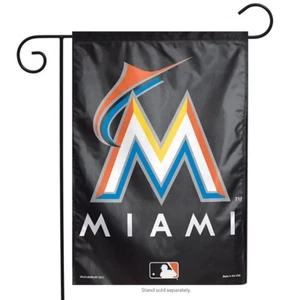 Miami Marlins Garden Flag MLB Licensed 11" x 15" - Picture 1 of 2