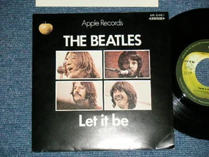 BEATLES Japan 400 YEN Mark+500Seal 7"45 LET IT BE STEREO Credit Plays MOBO Mix - Imagen 1 de 6