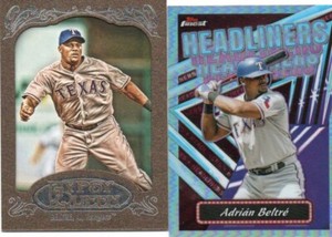 Adrian Beltre - 2012 Gypsy Queen (GOLD FRAME), 2023 Topps Finest - Headliners