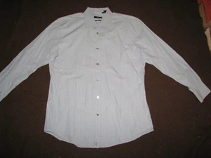 Men's (16.5-42) HUGO BOSS Gray Slim Fit Dress Shirt - Picture 1 of 5