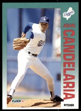 1992 Fleer John Candelaria Los Angeles Dodgers #449