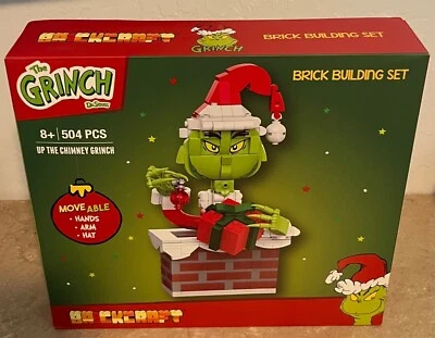 Brickcraft Dr. Seuss The Grinch Up The Chimney Grinch Brick Building Set 504 Pcs - Image 1 of 3