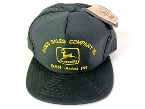 JOHN DEERE San Juan PR Casco Sales Co. Truckermütze mit Druckknopflasche Netz Louisville Herstellungszustand - Bild 1 von 10