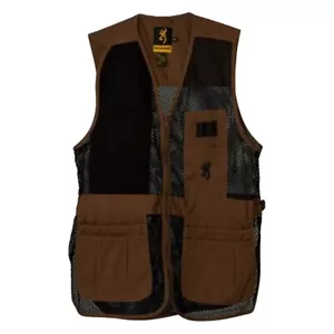 Browning Trapper Creek Mesh Shooting Vest-Clay - Picture 1 of 2