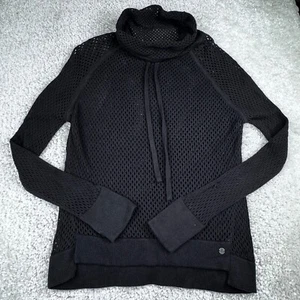 Prana Translucent Sweater Black Womens XL - Picture 1 of 7