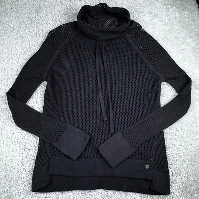 Prana Translucent Sweater Black Womens XL - Изображение 1 из 4