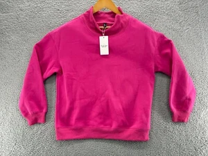 Trendy Queens Women's Pink Sweatshirt Classic Fashion Pullover Size Medium - Picture 1 of 8