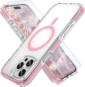 iPhone 16 Pro Case - with Screen Protector - Compatible with MagSafe - Magnetic - Picture 1 of 8