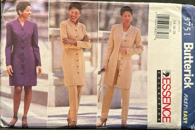 Butterick Misses'/Misses' Petite Dress, Jacket & Pant Pattern 5751 WMS SZ. 14-18 - Image 1 of 3