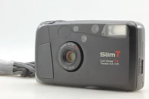 [Near MINT] Kyocera Slim T Yashica T4 Black Point & Shoot Film Camera From JAPAN - Picture 1 of 13