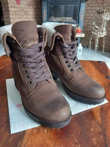 Stiefeletten, 38, Shaby-Braun, Dockers, Leder - Bild 1 von 6