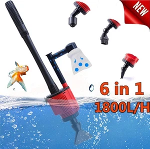 1800L/H Elektrisch-Aquarium Wasserwechsel Mulmsauger Kiesreiniger Bodenreinigung - Bild 1 von 15
