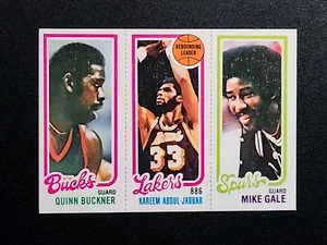 1980-81 Kareem Abdul-Jabbar Rebounding Leader #133 Topps NR-MINT - Foto 1 di 7