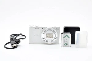 Sony Cyber-shot DSC-WX350 White Compact Digital Camera 20x Zoom Japan - Picture 1 of 10