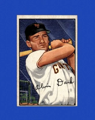 Bowman Set-Break #34 1952 Al Dark en muy buen estado-en muy buen estado *GMCARDS* Foto 1 de 2