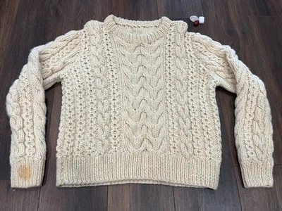 Suéter De Colección Lana Pescador Grueso Tejido Abuelo S/M Foto 1 de 4