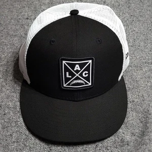 Los Angeles Chargers Hat Cap Mens Black New Era Quad II 9FIFTY Trucker Snapback - Picture 1 of 12