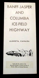 VTG Banff-Jasper Columbia Ice-Field Highway Alberta Canada Travel Brochure - Picture 1 of 7