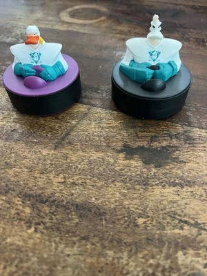 The Mighty Ducks 1996 Hockey Pucks McDonald's Happy Meal Toys SET OF 2 - Image 1 of 4