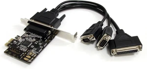 Startech.Com 2S1P PCI Express Serial Parallel Combo Card with Breakout Cable - P - Picture 1 of 11