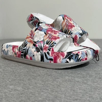 Sandalias Mudd Aloha Slide Talla 6 Suela EVA Flor Floral NUEVAS Foto 1 de 4