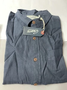 Camisa Grayers Light Weight Power Loom Manga Corta en Azul Ombre Talla M - Imagen 1 de 5