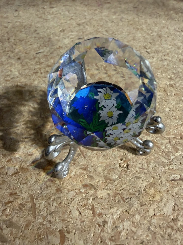 Pisapapeles Globo Swarovski retirado vintage 5 cm. Excelente Estado Foto 1 de 4