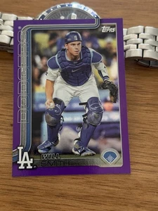 WILL SMITH 2025 Topps Series 1 #212 Purple HoloFoil Dodgers /250 PSA 9 - Picture 1 of 2