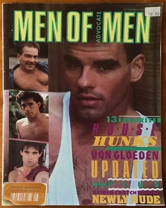 Vintage Gay Interest 1988 Gay Interest Magazine MEN OF MEN ADVOCATE like PLAYGUY - Picture 1 of 4