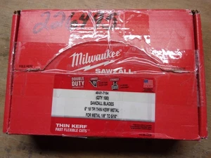 100 Stk. Milwaukee 6" 18TPI METALL SÄGEBLÄTTER # 48017184... - Bild 1 von 3