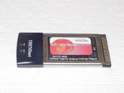 TRENDNET WIRELESS PCMCIA PC CARD 802.11B  - Image 1 of 2