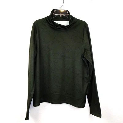 Top Under Armour Cuello Embudo Para Mujer Talla XL Verde Camuflaje Clima Frío Calce Suelto Foto 1 de 4