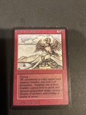 MTG Roc of Kher Ridges Beta magic the gathering actual pics NM
