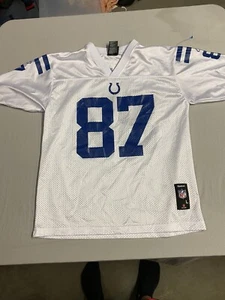 NFL Football Indianapolis Colts Reggie Wayne #87 Jersey Youth Large Reebok - Picture 1 of 3